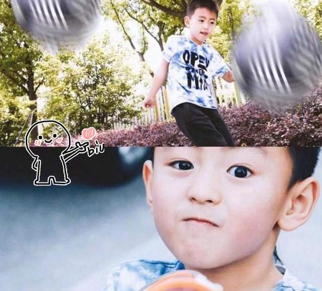 张柏芝的儿子谢振南超过哥哥颜值网友绝对的盛世美颜