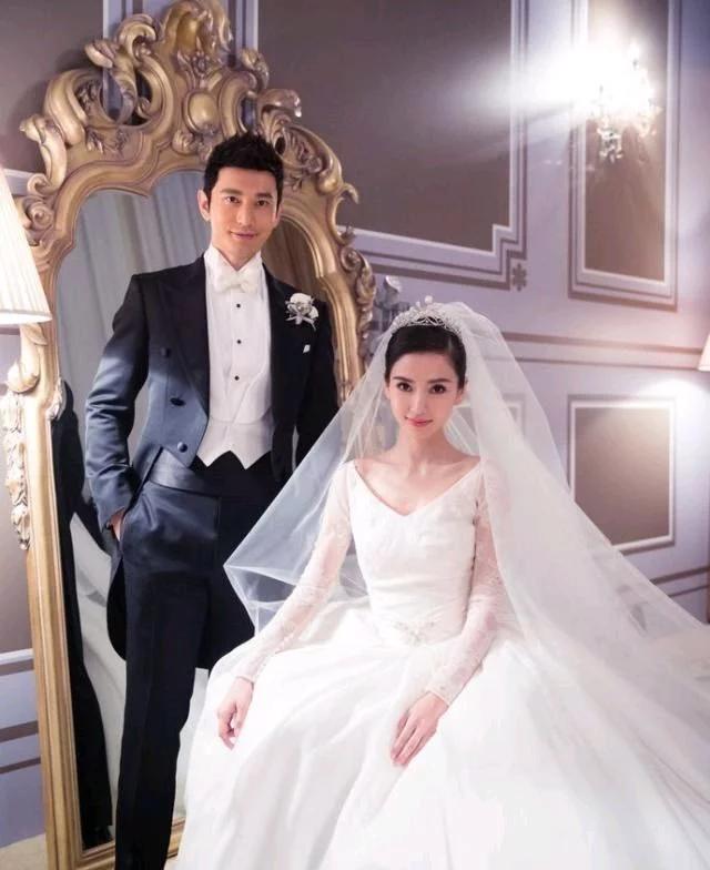 6位明星夫妻的结婚照,唐嫣炫耀,baby甜蜜,我就服陈小春!