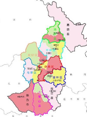 黑龙江省伊春市行政区划调整后:各区各县发展,经济情况值得期待|经济