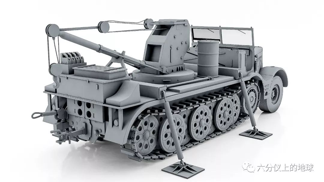 正文   18吨sdkfz 9/1坦克救援车