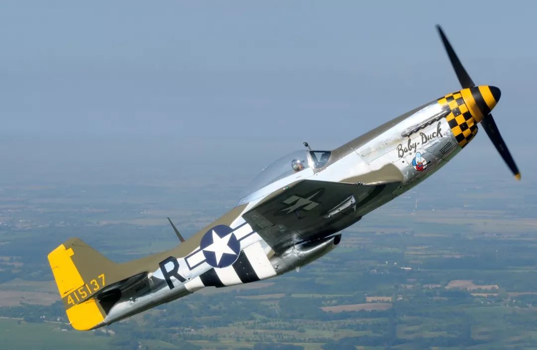 历史上十大战机第一名,采用多种新技术的p-51野马战斗机