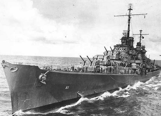 二战美国最先进的驱逐舰:弗莱彻级,堆死日本联合舰队的功勋