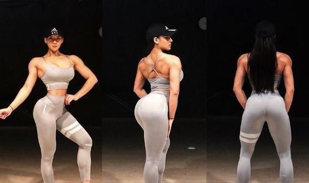 女生练肌肉很好看,加强臀部训练,魅力大增