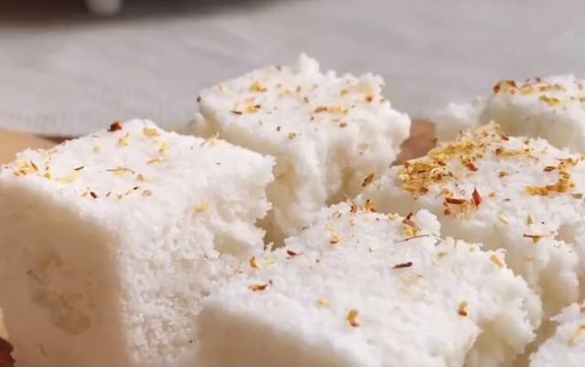 大米松糕配方来啦不用发酵不用等松软香甜不粘牙比发糕好吃