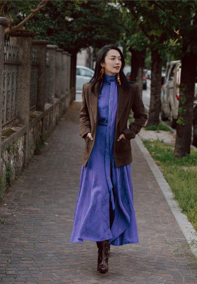 从姚晨的穿搭经中,取得视觉冲击的穿搭灵感吧