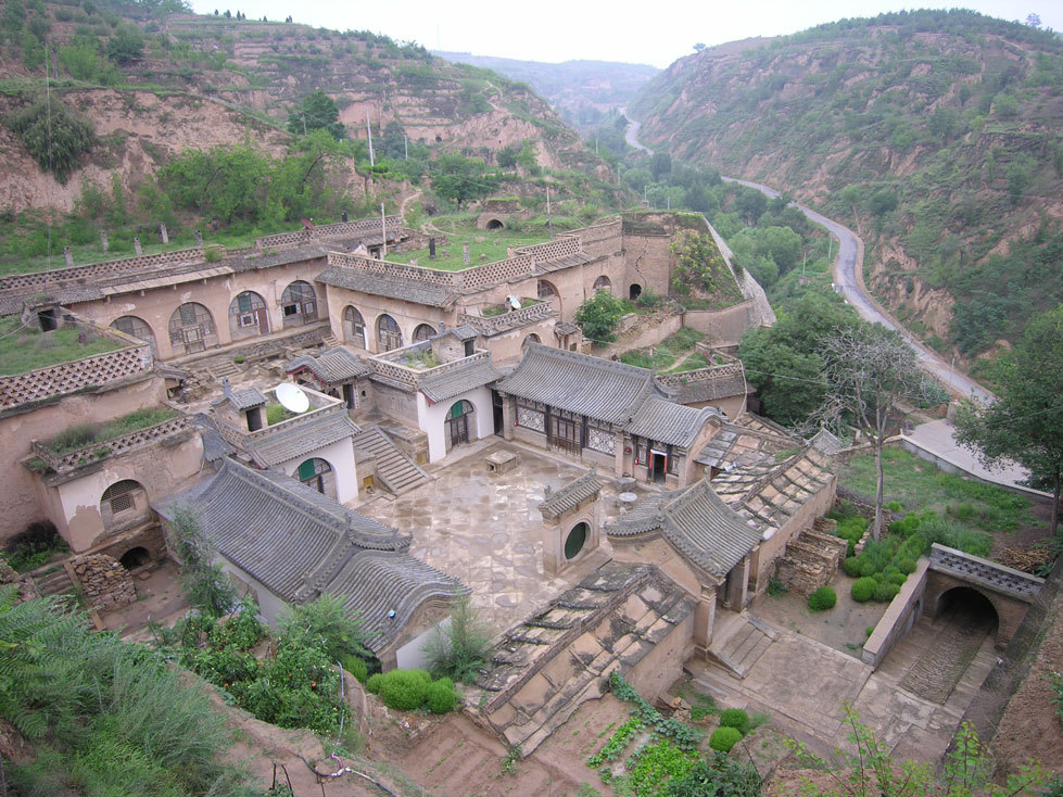 陕北信天游你没见过的城堡式窑洞庄园米脂姜氏庄园