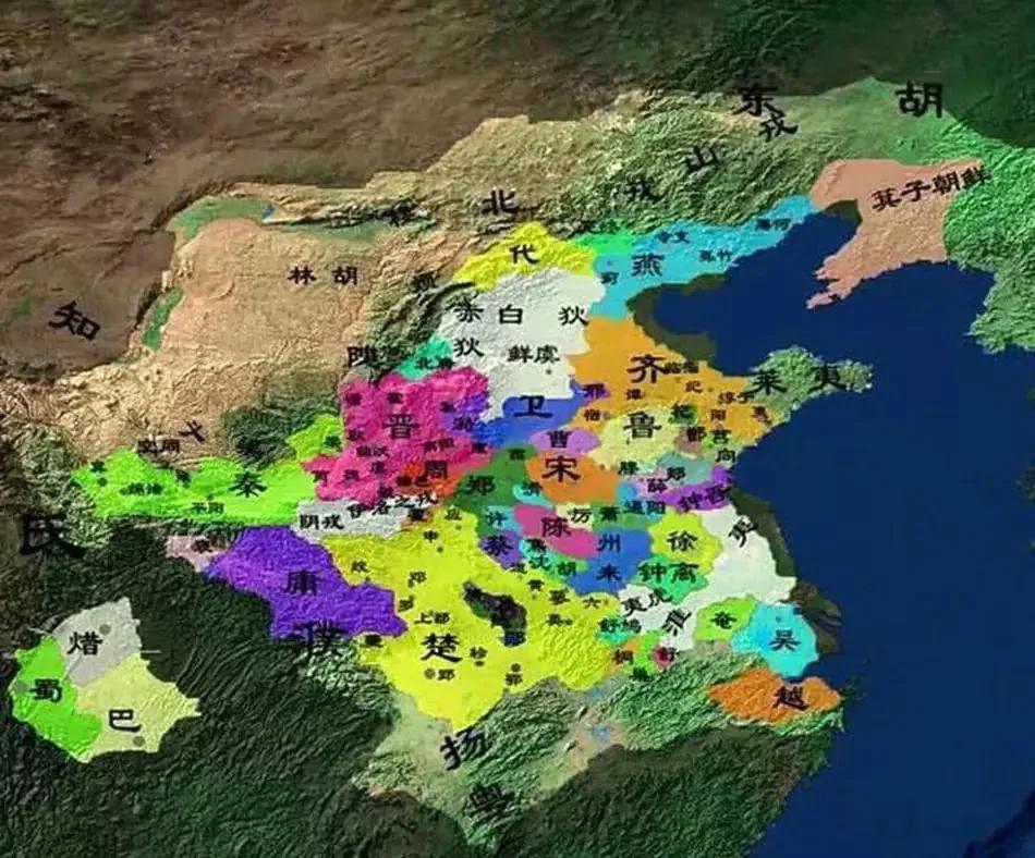 历史上很多诸侯都是周朝天子封的，那周朝版图有多大？|诸侯|版图|疆域_新浪新闻