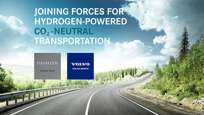 沃尔沃宣布与戴姆勒成立合资公司 将大规模生产燃料电池