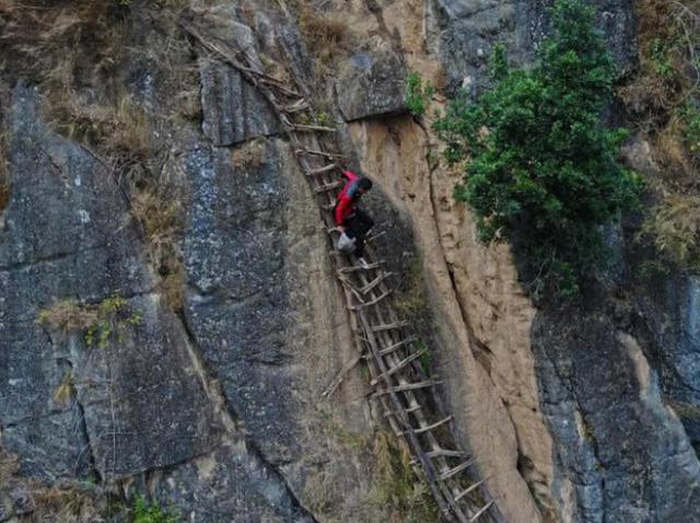 曾获6亿资助金的"悬崖村",如今怎么样了?只修了1000级台阶?