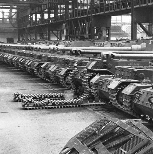 二战时期德国的工业实力很强悍,看着生产线就能让人感到惊讶