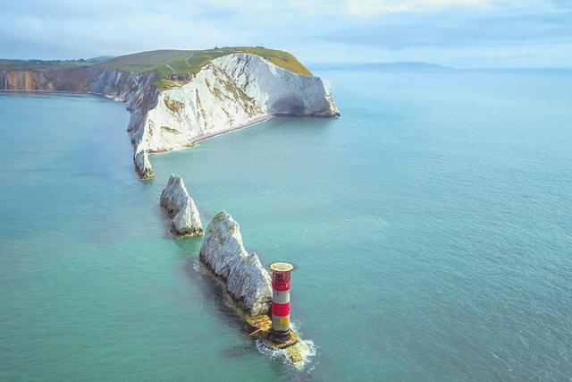 英国英吉利海峡,多佛悬崖,世界的尽头