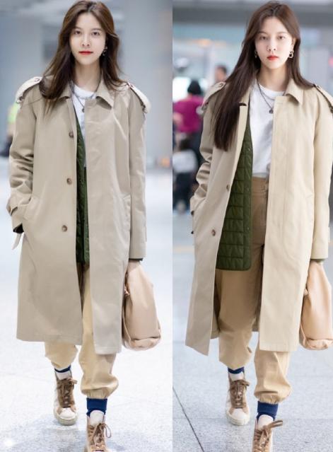 春天穿什么看看这些明星的风衣李圣经复古优雅戚薇潇洒霸气