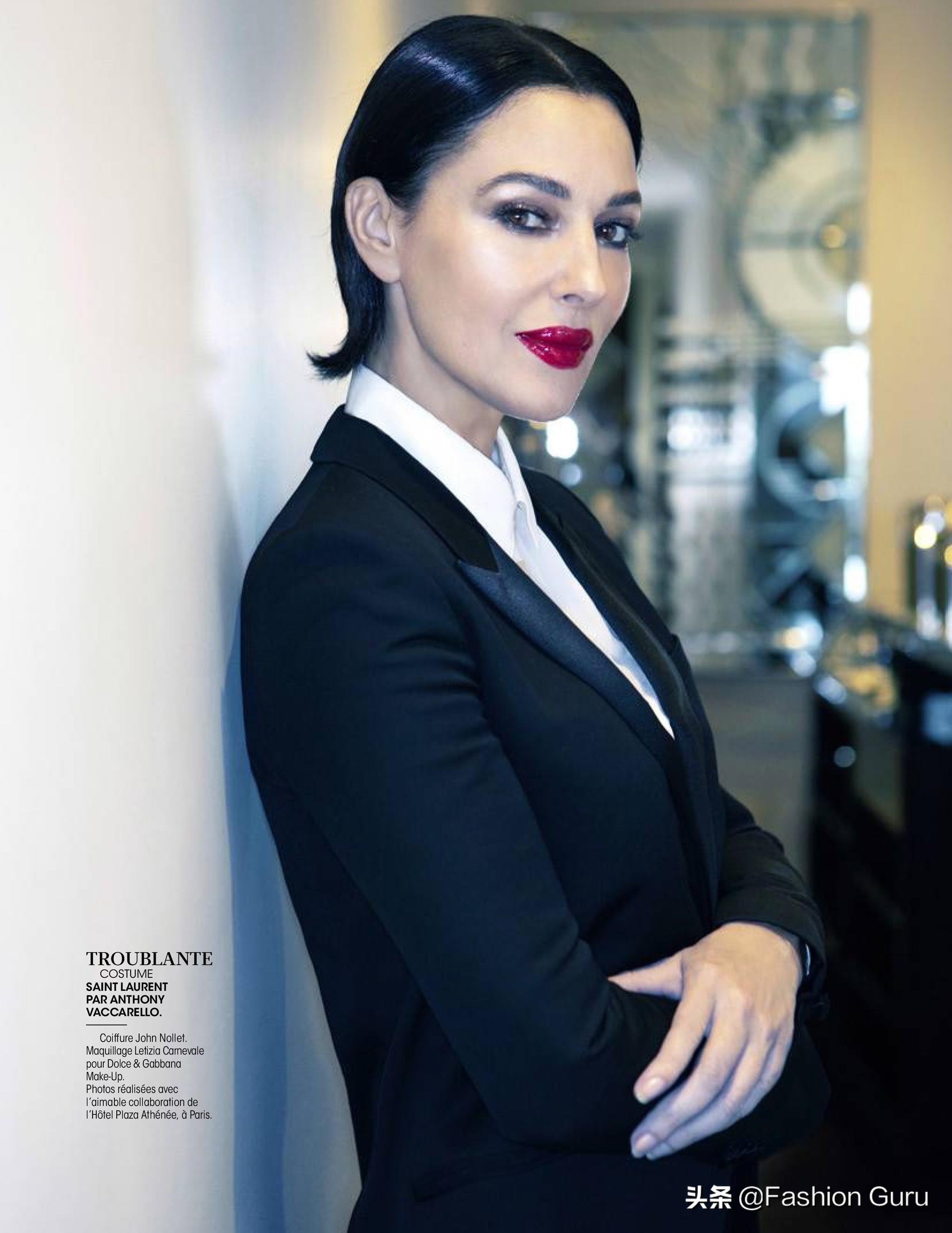 性感女神莫妮卡贝鲁奇登上法版madamefigaro封面