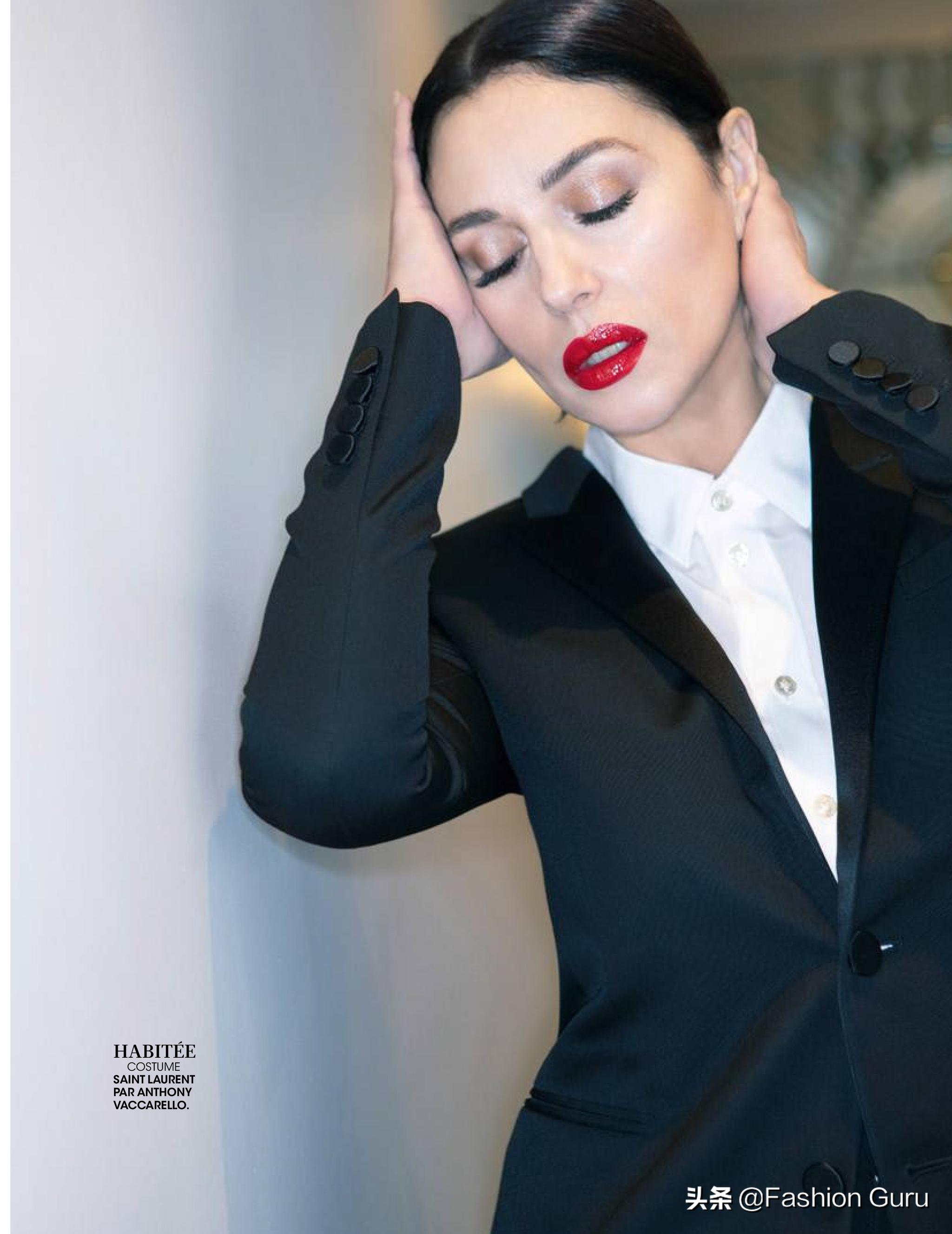 性感女神莫妮卡贝鲁奇登上法版madamefigaro封面