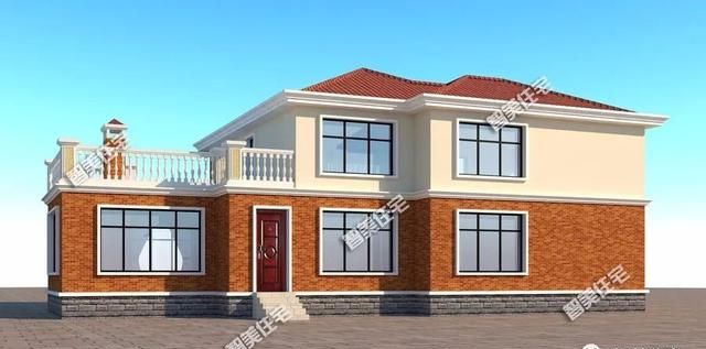 6栋带堂屋设计的农村二层别墅每款户型都很漂亮也非常实用