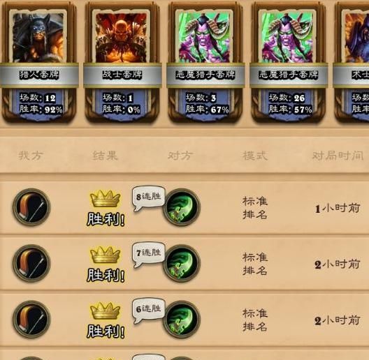 炉石传说版本再次提速?t7猎重回天梯 92胜率上传说