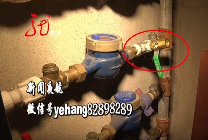 李志君说,在哈尔滨阳光绿景小区内,每层楼都会有一个供水井,里面是