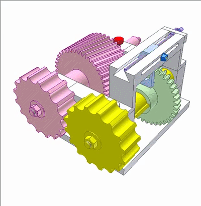 是时候了解一些复杂机械结构了,还是动图直观