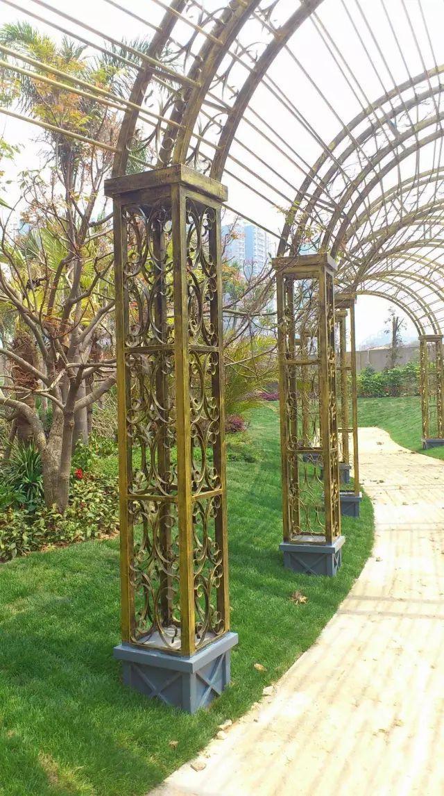 70款·各式景观花架,配上各种藤蔓植物,庭院简直要美翻了!