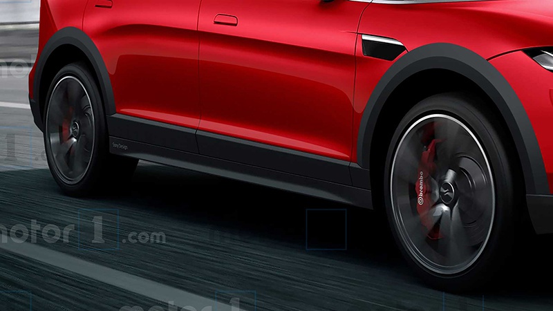 跨界SUV/Brembo刹车卡钳 索尼第二款车型渲染图曝光