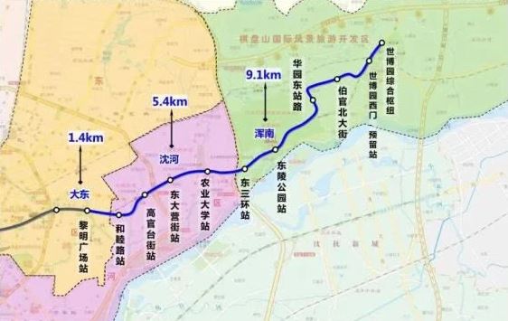 等了十一年了!沈阳地铁一号线东延长线环评公布,全部地下线!