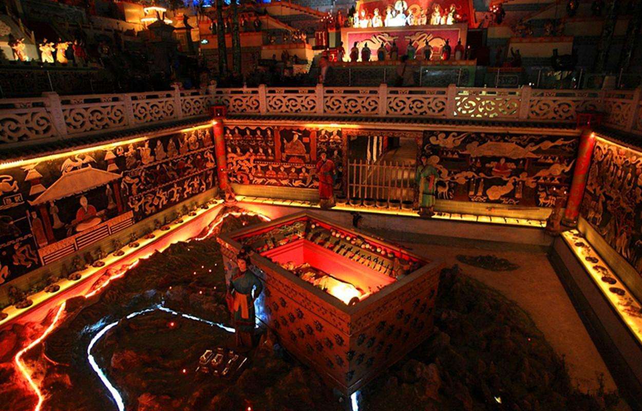 秦始皇陵地宫现代复原