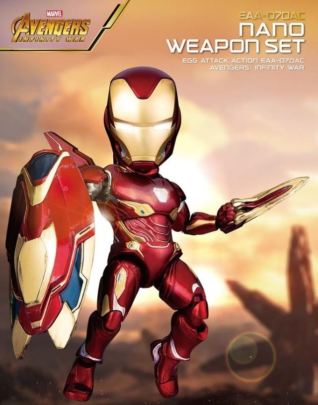 模玩资讯野兽国钢铁侠马克50战损版纳米武器配件包