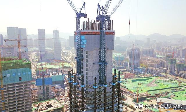 山东在建428米第一高楼,平均5天建一层,预计2021年封顶