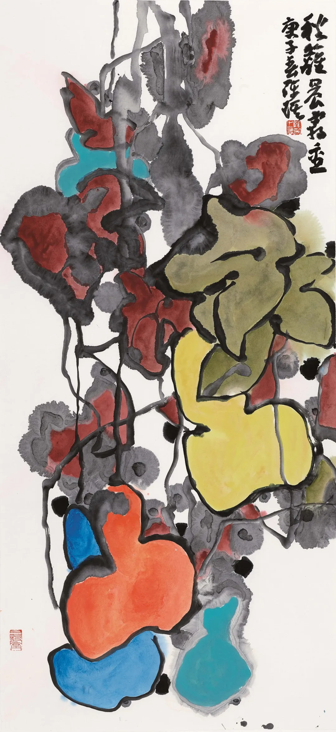 疫情把他留在老家,两个月画了200幅画,卖了102万全捐给了"她"