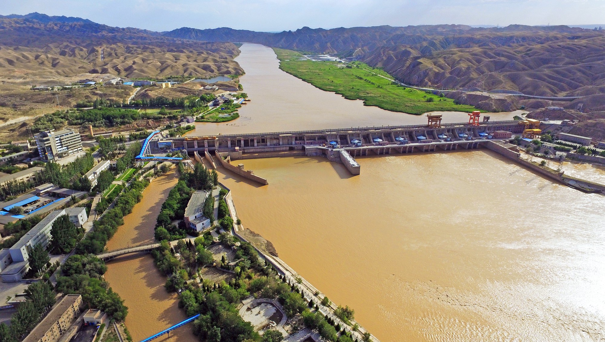 南有都江堰北有青铜峡黄河九大干渠渠首造就塞上江南