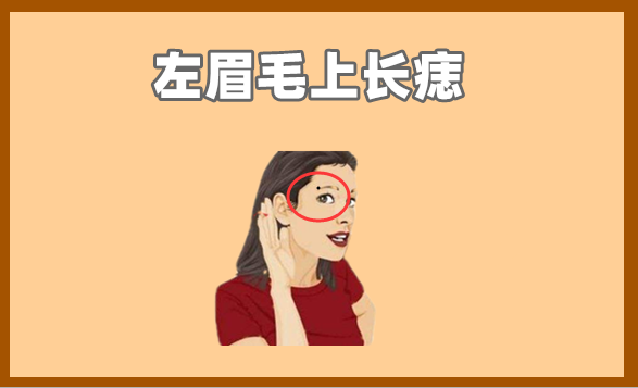 若是左眉毛中长痣,则称之为彩霞,意为喜上眉梢,也被称作眉里藏珠