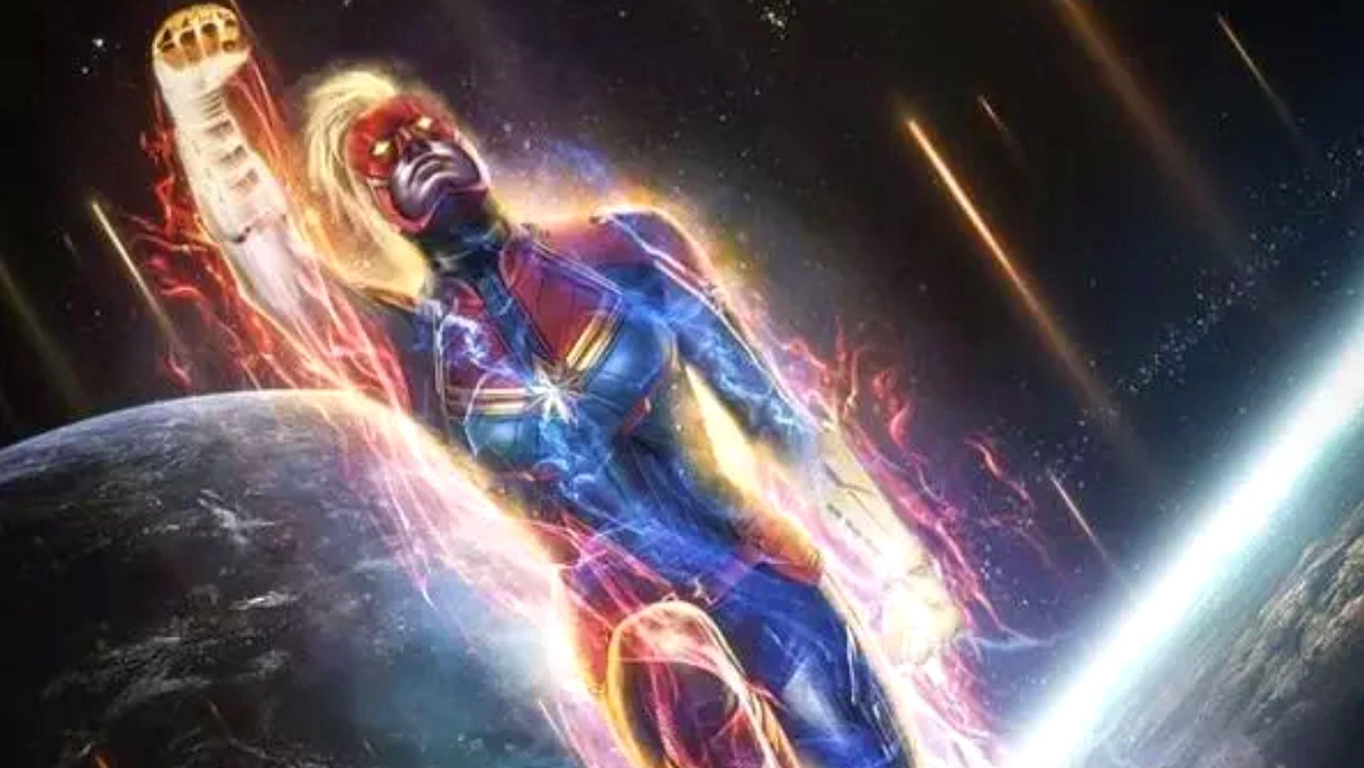 惊奇队长1秒飞2亿米,可能真没有灭霸的飞刀快