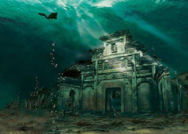 我国最瘆人湖泊,湖底藏千年古城及"尸体",湖面却像人间仙境