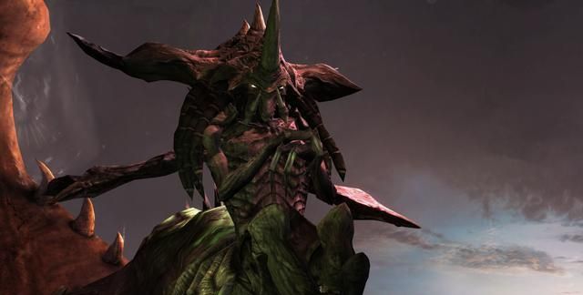 星际争霸中雷兽遭受到核辐射反而进化成了暴龙兽