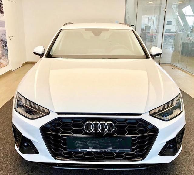 新款奥迪a4旅行版实拍,前脸的风格很运动,颜值很高