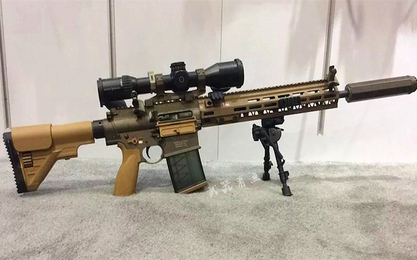 62毫米g28/hk417狙击步枪(美军称m110a1)已交付给了美国陆军,在2017年