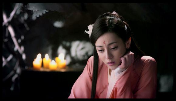 女星单手托腮的古装造型李沁可爱郑爽娇俏徐璐呆萌