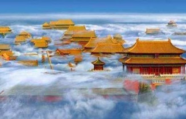 传说中的"天庭"真的存在?有人在飞机上拍到,科学家进行猜测!