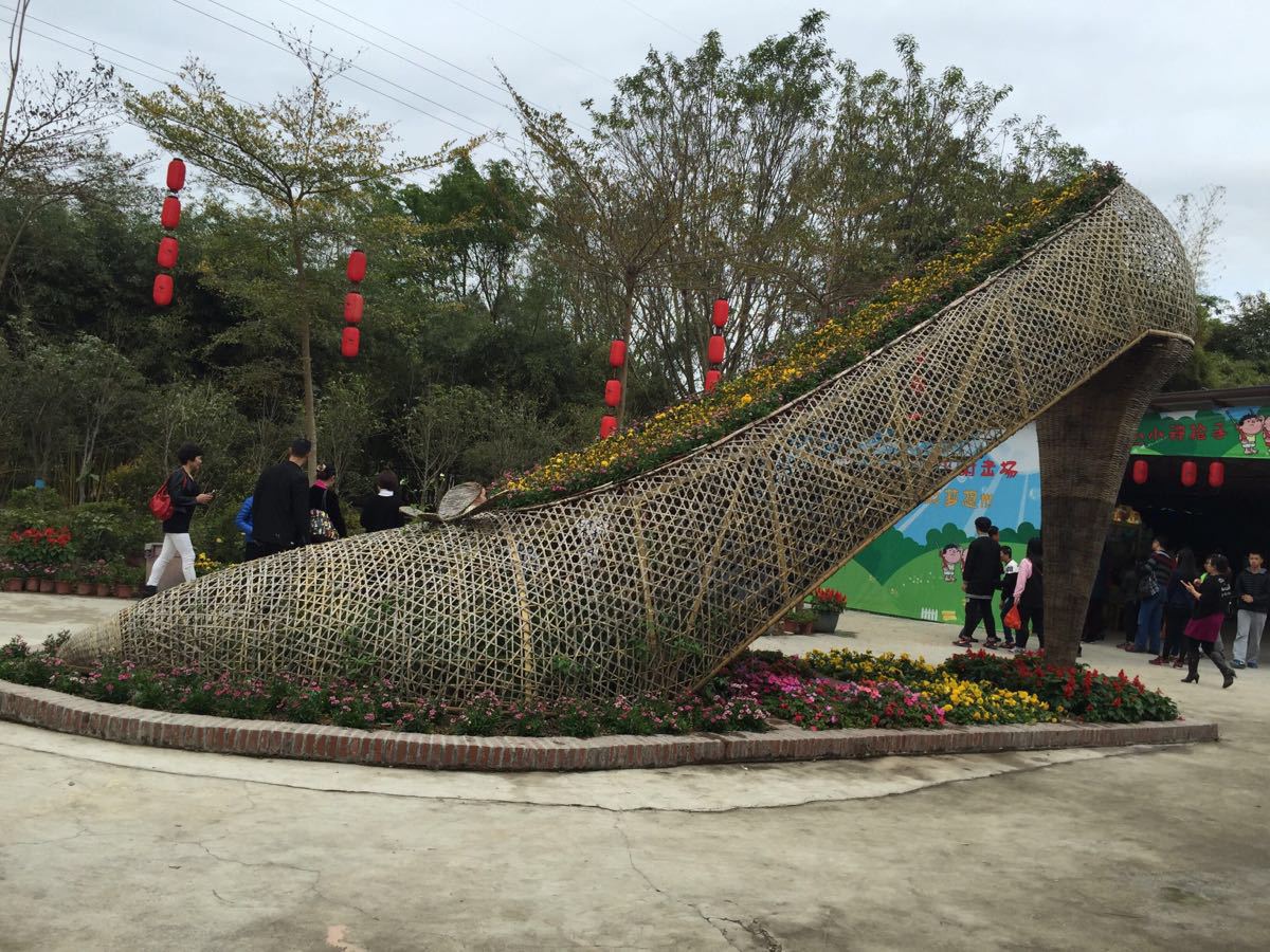 揭东区埔田镇的万竹园园内山水绿野相映成趣,家门口的天然氧吧