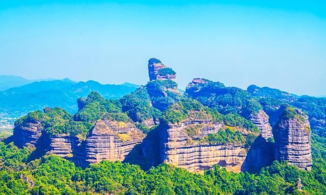 世界地质公园丹霞山,造就阳元石等地质奇观|锦江|阳元山|翔龙湖_新浪新闻