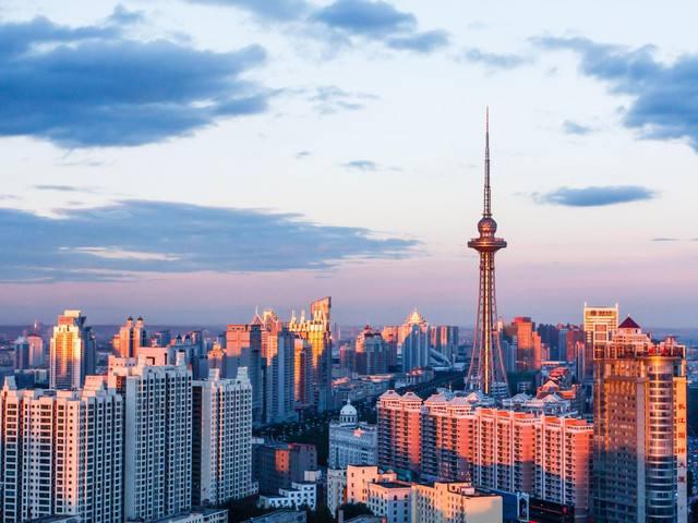 黑龙江各地标志性建筑,大庆石油之光,哈尔滨呢