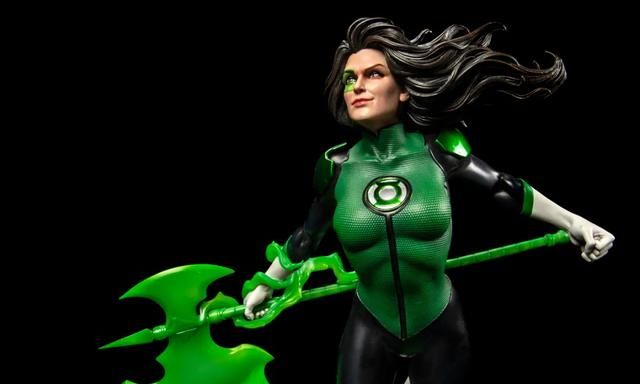 xm正式公布1u002f6女绿灯侠雕像绿色战斧超帅