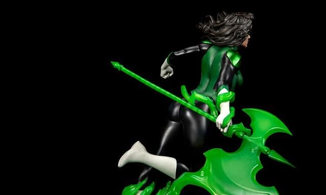 xm正式公布1u002f6女绿灯侠雕像绿色战斧超帅