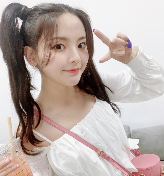 杨超越真是太软萌了双马尾造型太美了吧