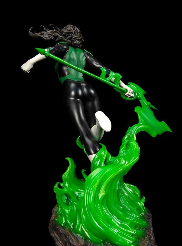 xm正式公布1u002f6女绿灯侠雕像绿色战斧超帅