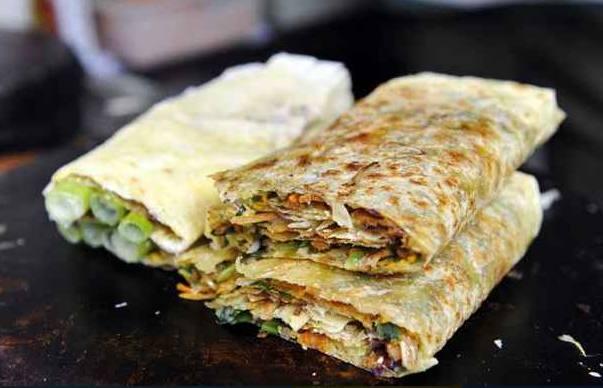 山东名吃之滕州菜煎饼