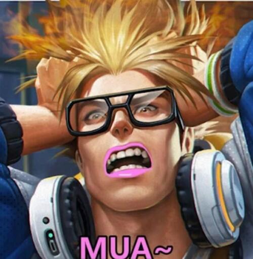 王者荣耀男英雄涂上口红会怎样典韦恶心他却比女生还好看