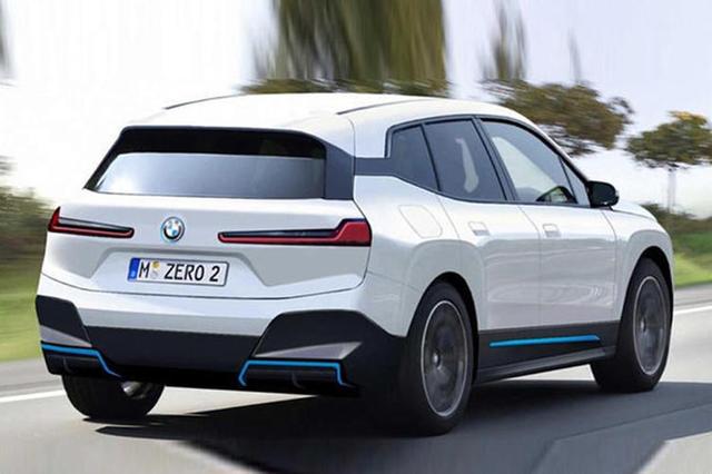 曝宝马纯电动SUV iNEXT渲染图 续航里程可达579公里