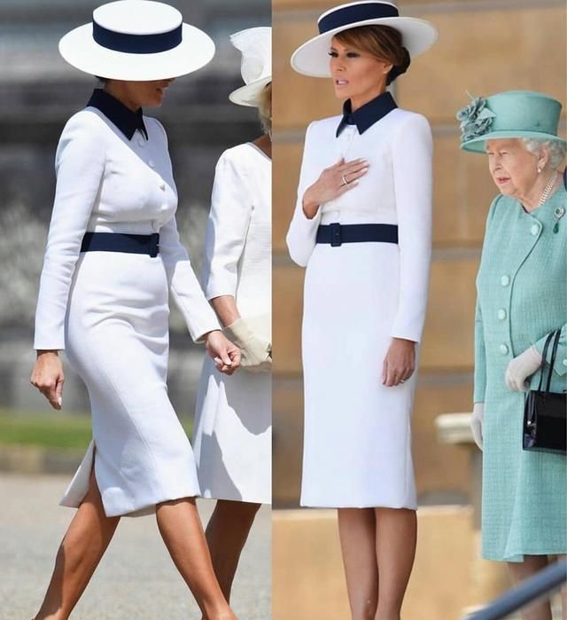 梅拉尼娅不愧超模出身,春夏穿搭精致高级