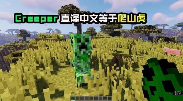 爬行者(creeper)再直译成中文变成了爬山虎.